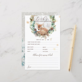 Herten Winter Woodland Koud Buiten Baby shower Gam