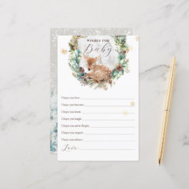 Herten Winter Woodland Wishes Baby shower Game