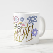 Herten winterliefhebber  grote koffiekop (Voorkant rechts)