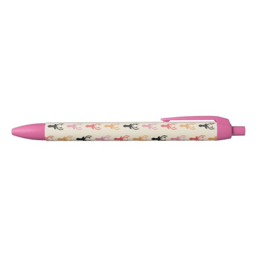 Herten Zwarte Inkt Pen (Bovenkant)