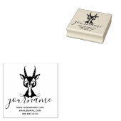 Hertenbabyhoorns Rubberstempel (Gestempeld)