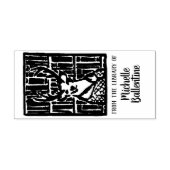 Hertenbibliotheek Boekplaatstempel Zelfinktende Stempel (Design)