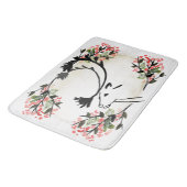 hertenbloem fancy Victoriaans badkamermat Badmat (Gekanteld)