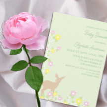 Hertenbloem Meisje Baby Shower