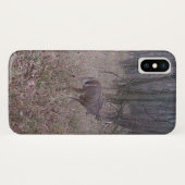 Hertenbok in het bos iphone hoesje (Achterkant (horizontaal))