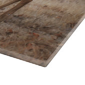 Hertenbok Wild Kunst Glas Snijplank (Hoek)