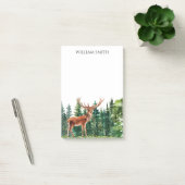 Hertenbomen gepersonaliseerd post-it® notes (Kantoor)