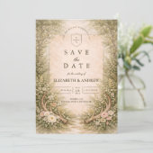 Hertenbos Romantische Trouw Save The Date (Staand voorkant)