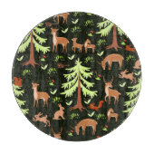 Hertenbos:  Schilderachtig patroon. Snijplank (Voorkant)