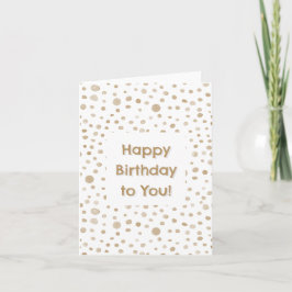 Hertenconfetti Aquarel Stippen Verjaardagskaart Kaart