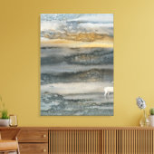 hertendoek canvas afdruk (Insitu (Woonkamer))