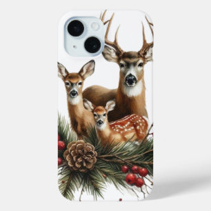 Hertenfamilie iPhone 15 case