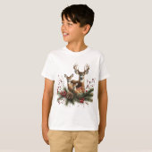 Hertenfamilie t-shirt (Voorkant volledig)