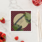 Hertengewei Lumberjack Plaid Baby Boy Shower Servet (Insitu)