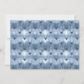 Hertengewei Pijlen Kerst Foto V2 Blauw ID861 Kaart (Achterkant)