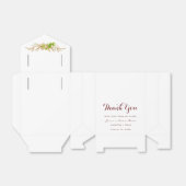 Hertengeweien & Wilde Bloemen Bruiloft Bedankdoosjes (Uitgevouwen)