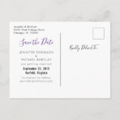 Hertenhoofd met bloemen & bergen Bewaar de datum Aankondigingskaart (Achterkant)