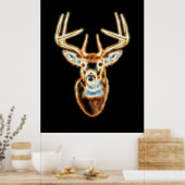 Hertenhoofd pure Energiespirit Poster (Keuken)