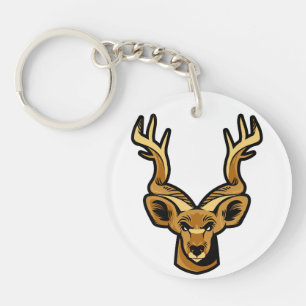 Hertenhoofd Sleutelhanger
