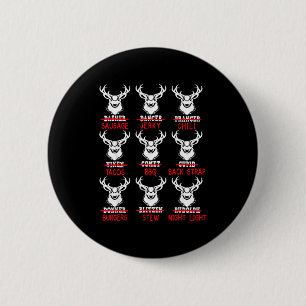 Hertenjacht Cadeau Jager Van Alle Rendieren Van Si Ronde Button 5,7 Cm