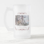 Hertenjacht Frosted Beer Mok / Stein (Links)