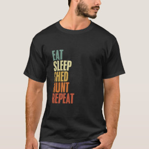 hertenjacht gewei schuur jacht seizoen jacht de t-shirt