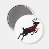 Hertenjacht- Herten met kruisdraden erop Magneet (Voorkant / Achterkant)
