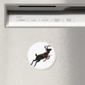 Hertenjacht- Herten met kruisdraden erop Magneet (Insitu (Vaatwasser))