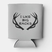 Hertenjacht Ik hou van Big Racks Grappig Blikjeskoeler (Voorkant)