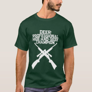 Hertenjacht Shirt Verstoppertje spelen Kampioen