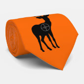 Hertenjacht Stropdas- Sinaasappel Stropdas (Opgerold)