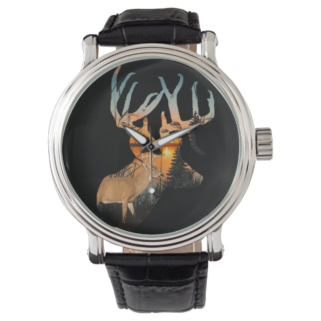 Hertenjachthorloge, Whitetail Buck Horloge (Voorkant)