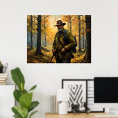 Hertenjager Poster (Thuiskantoor)
