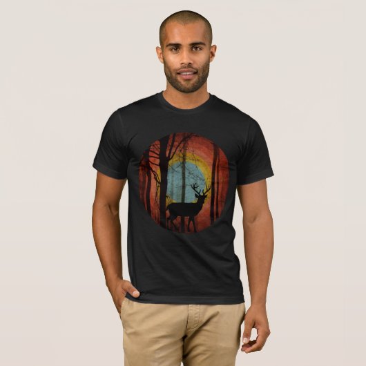 HERTENJAGER VINTAGE T-SHIRT (Voorkant volledig)