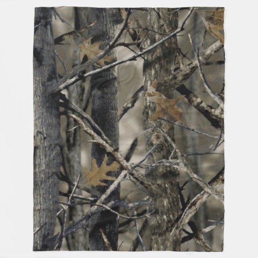 HERTENJAGERS CAMO 1 FLEECE DEKEN (Voorkant)