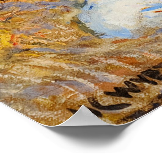 Hertenjagers van Newell Convers Wyeth Poster (Hoek)