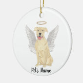 Hertenkleur Tan Pitbull Staffy Sympathie Herdenkin Keramisch Ornament (Links)