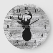 hertenkop grote klok (Voorkant)