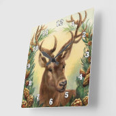  hertenkop kantoor decor klok (Hoek)