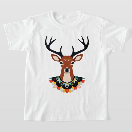 Hertenkop T-shirt (Laagn)