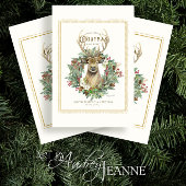 Hertenkrans Keep Christmas Heart Dickens Decoupage Tissuepapier