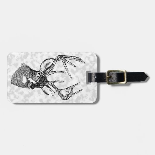 hertenkunst bagagelabel (Voorkant horizontaal)