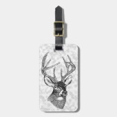  hertenkunst bagagelabel (Voorkant verticaal)