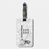  hertenkunst bagagelabel (Achterkant verticaal)