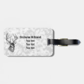  hertenkunst bagagelabel (Achterkant horizontaal)