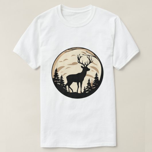 Hertenlogo T-shirt (Design voorkant)