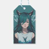 Hertenmeisje Fauna Cadeaulabel (Achterkant)