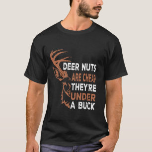 Hertennoten zijn goedkoop ze zijn onder een bok gr t-shirt