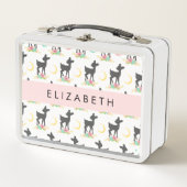 Hertenpatroon, Baby Herten, Boho, Bloemen, Jouw na (Voorkant)