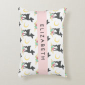 Hertenpatroon, Baby Herten, Boho, Bloemen, Jouw na Accent Kussen (Voorkant(Verticaal))